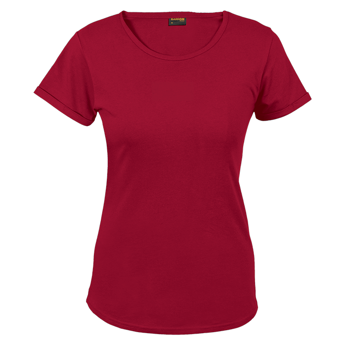 145g Barron Crew Neck T-Shirt Ladies - Red