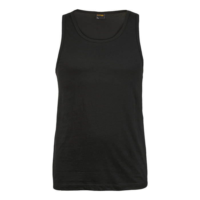 160g Vest Mens - Black