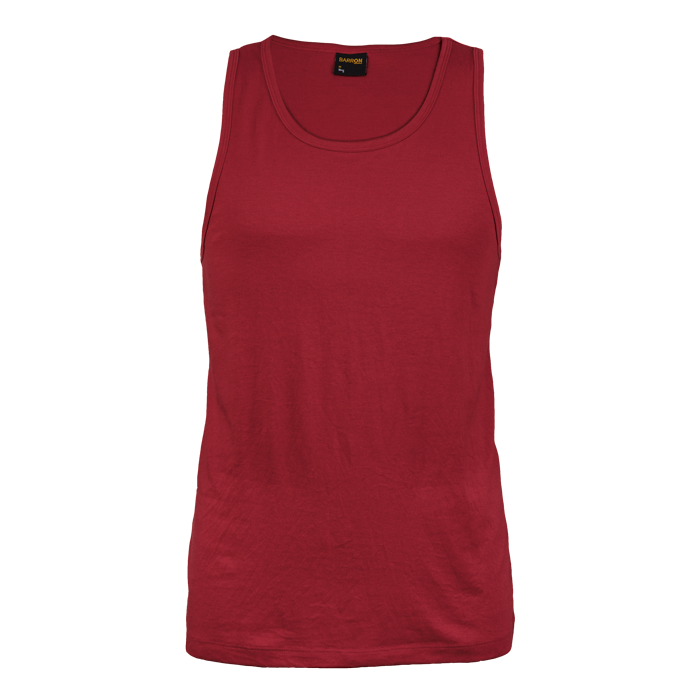 160g Vest Mens - Red