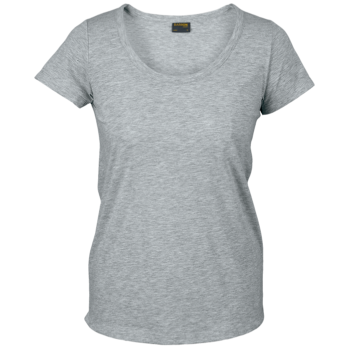 160g Zoey T-Shirt Ladies - Grey Melange