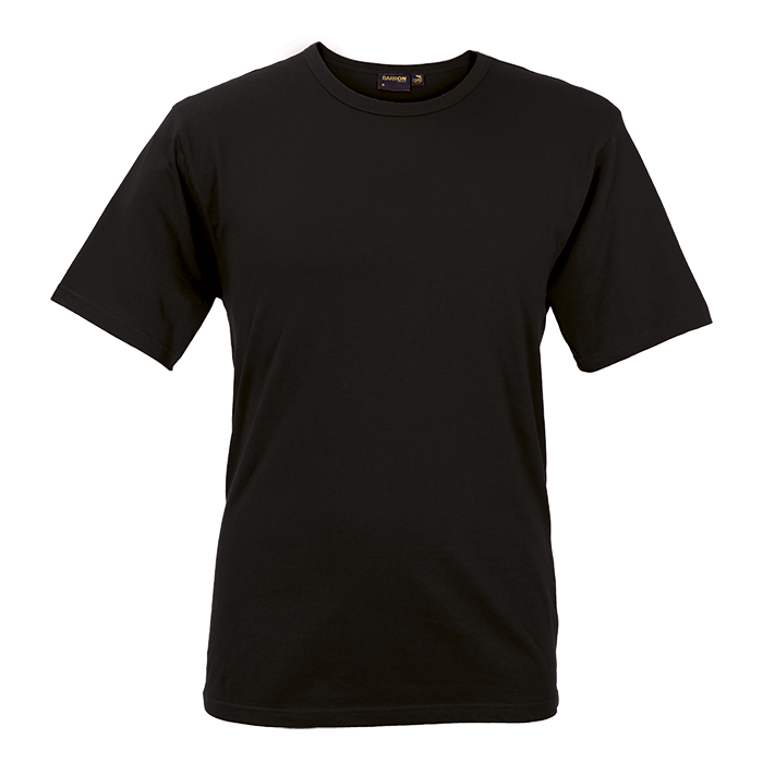 Organic Cotton Crew Neck T-Shirt Mens - Black