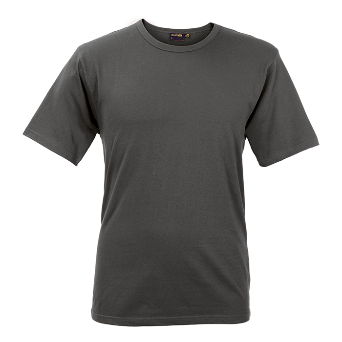 Organic Cotton Crew Neck T-Shirt Mens - Charcoal