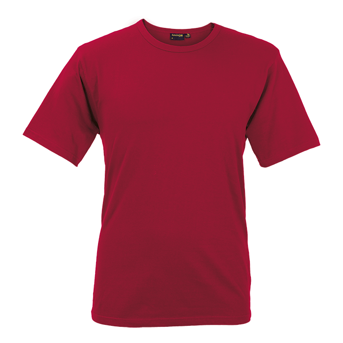 Organic Cotton Crew Neck T-Shirt Mens - Red