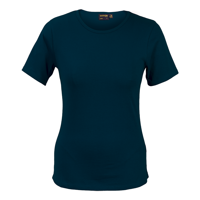Organic Cotton Crew Neck T-Shirt Ladies - Navy