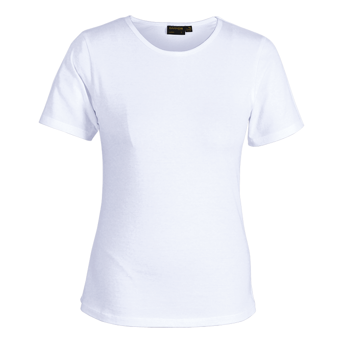 Organic Cotton Crew Neck T-Shirt Ladies - White