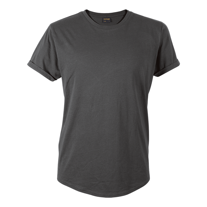 Barron Long Fit T-Shirt - Charcoal