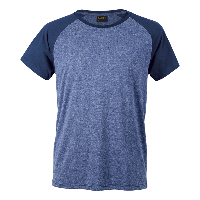 Raglan Baseball T-Shirt Mens - Navy/ Blue