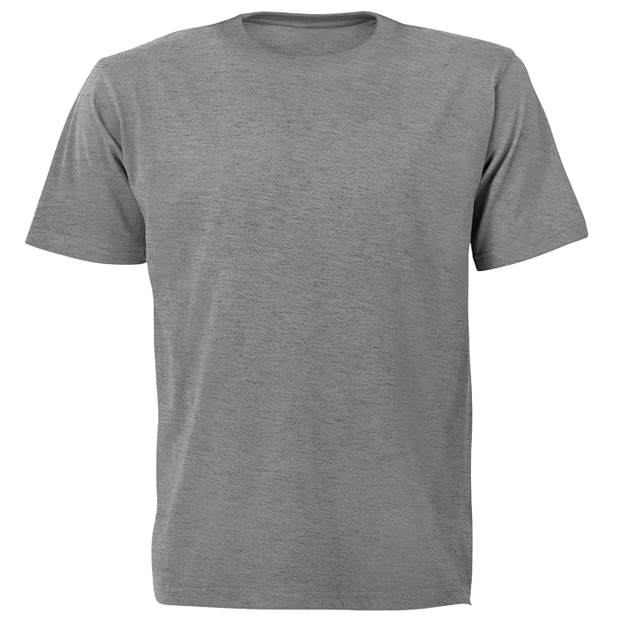 145g Value Crew Neck T-Shirt - Grey Melange