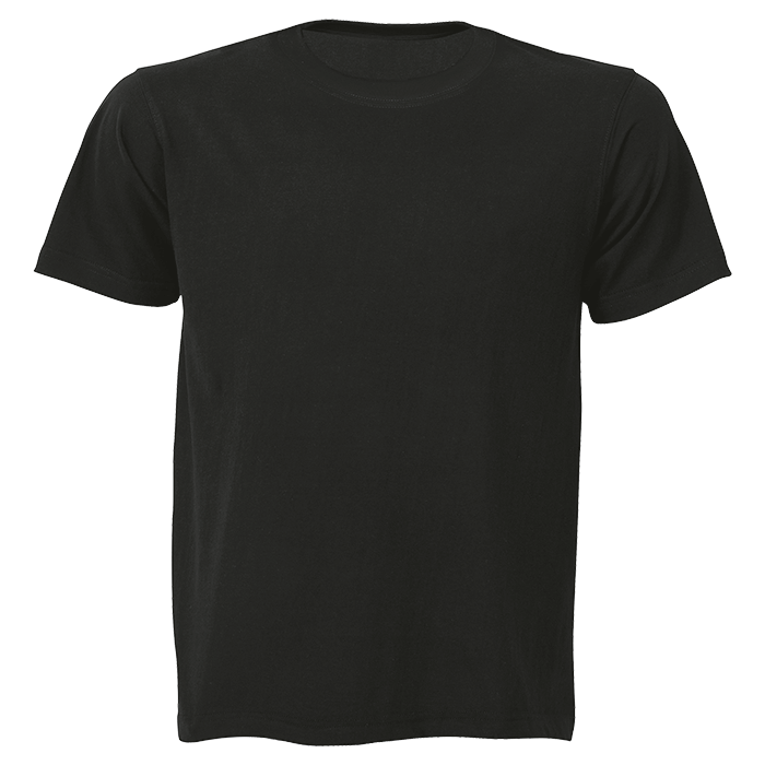 160g Wise-Buy 100% Cotton T-Shirt Promo Fit - Black