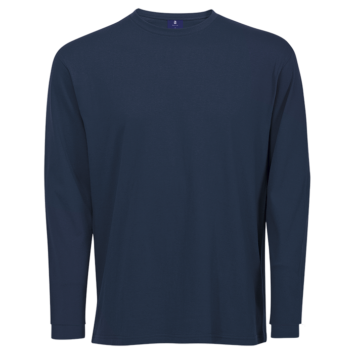 170g Long Sleeve T-Shirt 100% Cotton - Navy