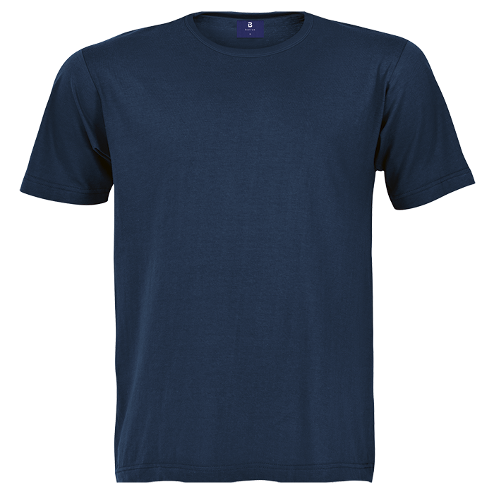Biodegradable Cotton Crew Neck T-Shirt - Navy