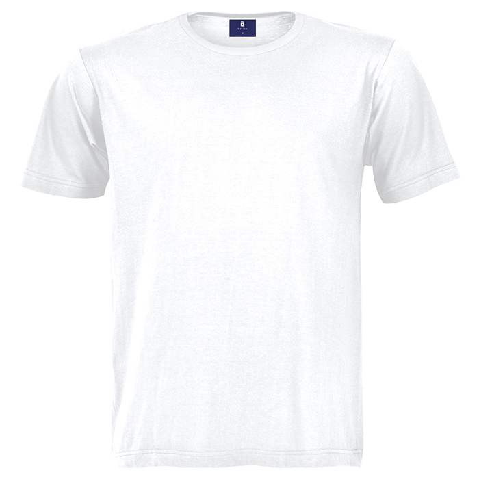 Biodegradable Cotton Crew Neck T-Shirt - White