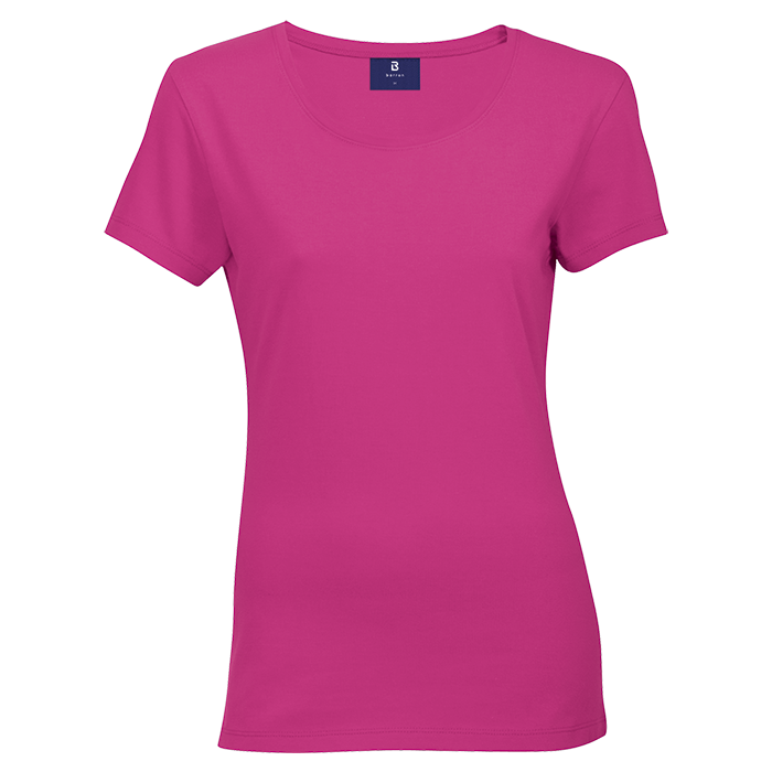145g Regular Short Sleeve T-Shirt Ladies - Bright Pink