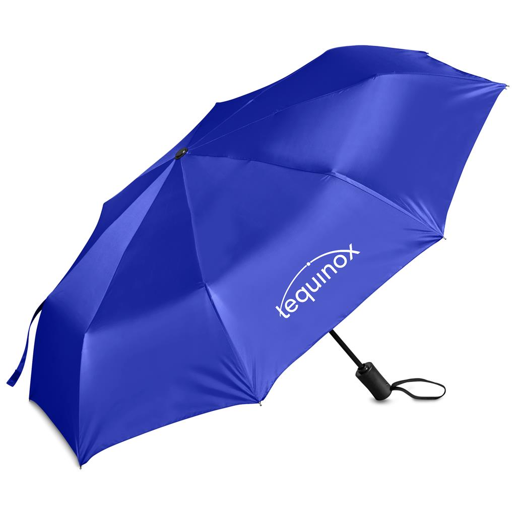 Altitude Fairhaven UV50 Auto-Open Compact Umbrella - BLUE
