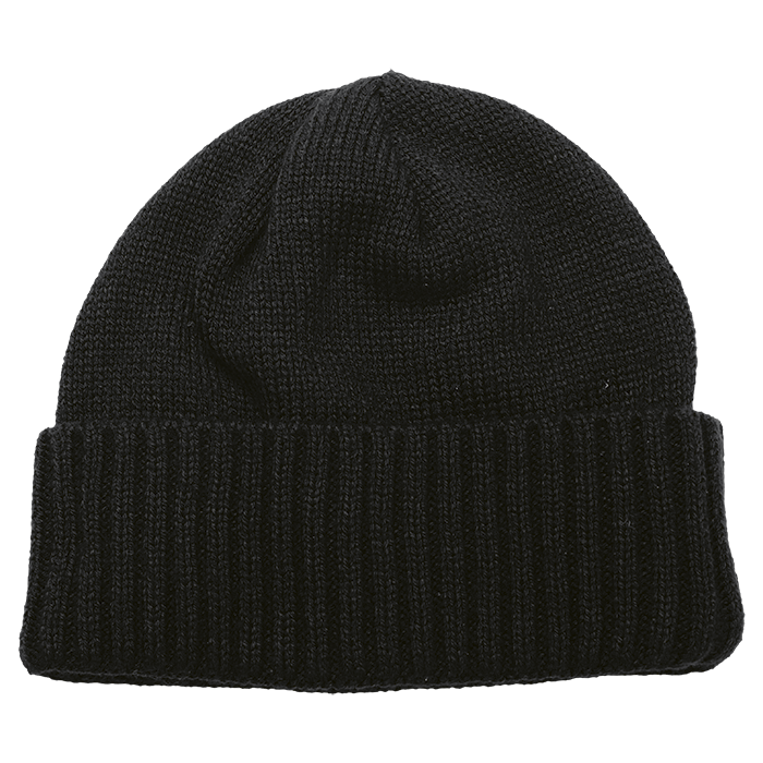 Rib Cuff Beanie - Black