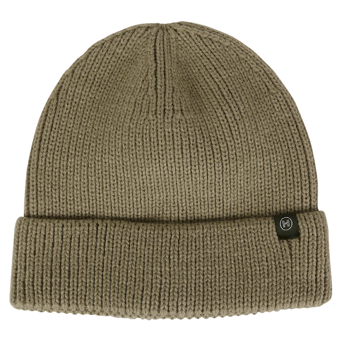 Ribbed Heritage Beanie - Khaki