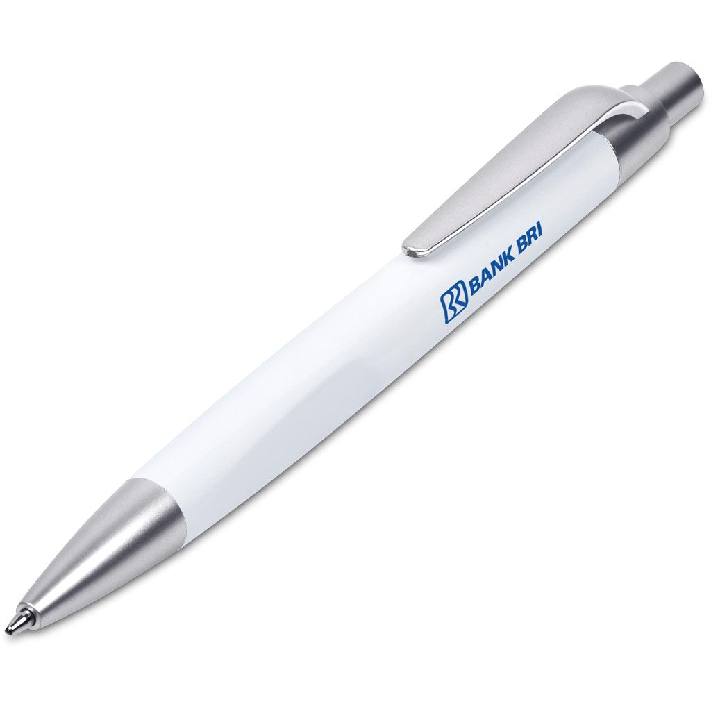 Altitude Regent Recycled Plastic Ball Pen - SOLID WHITE