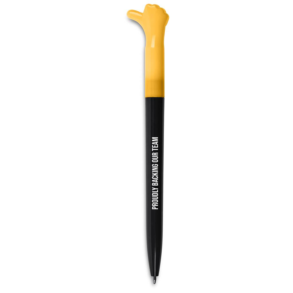 Altitude Fanflare Ball Pen - BLACK YELLOW