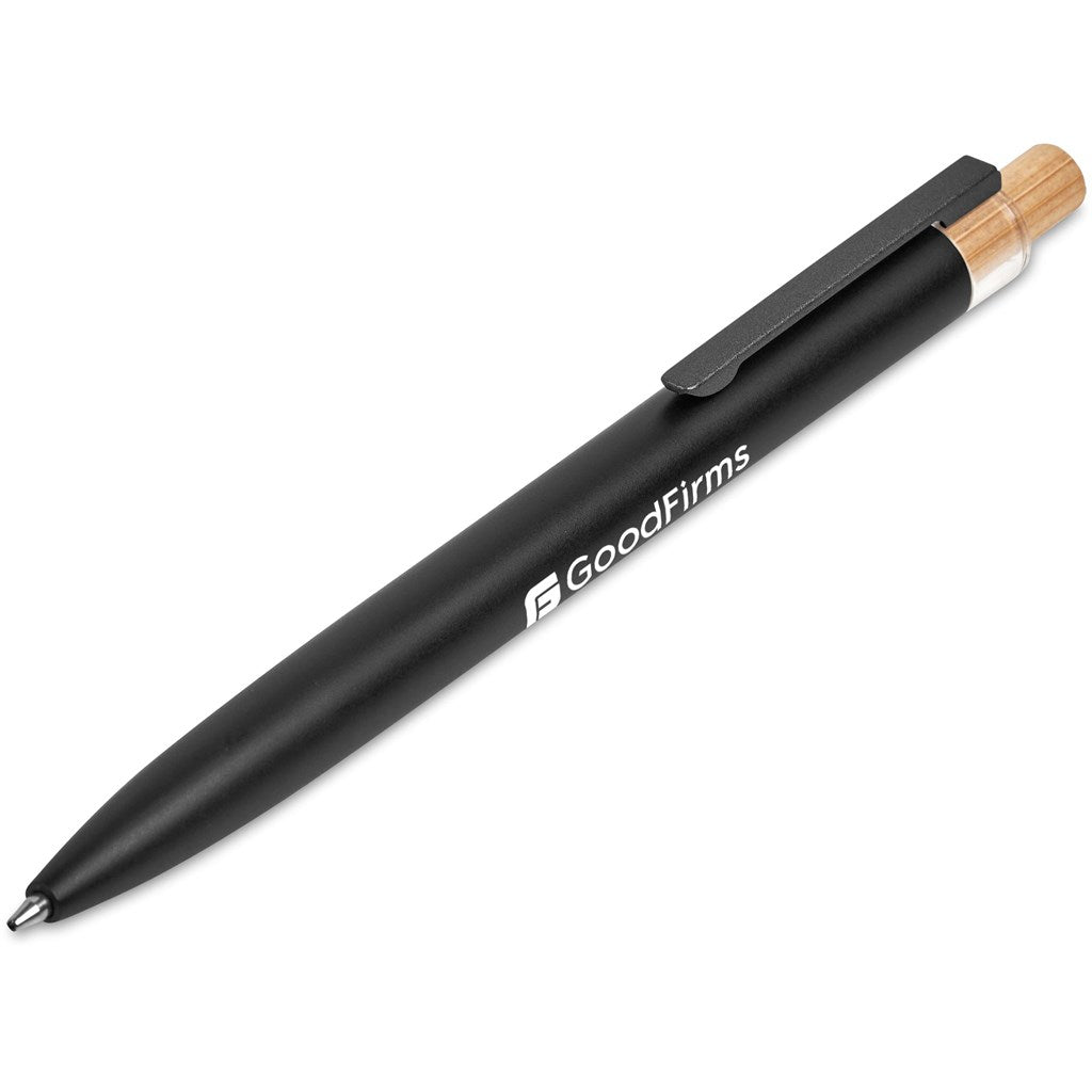 Okiyo Mimo Recycled Aluminium Ball Pen - BLACK