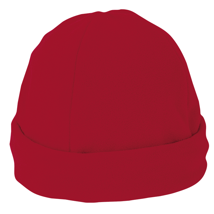 Polar Fleece Beanie - Red