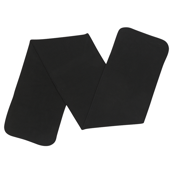 Polar Fleece Scarf - Black