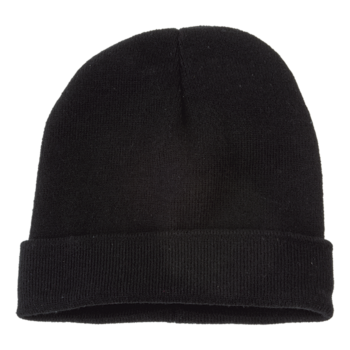 Ice Knitted Beanie - Black