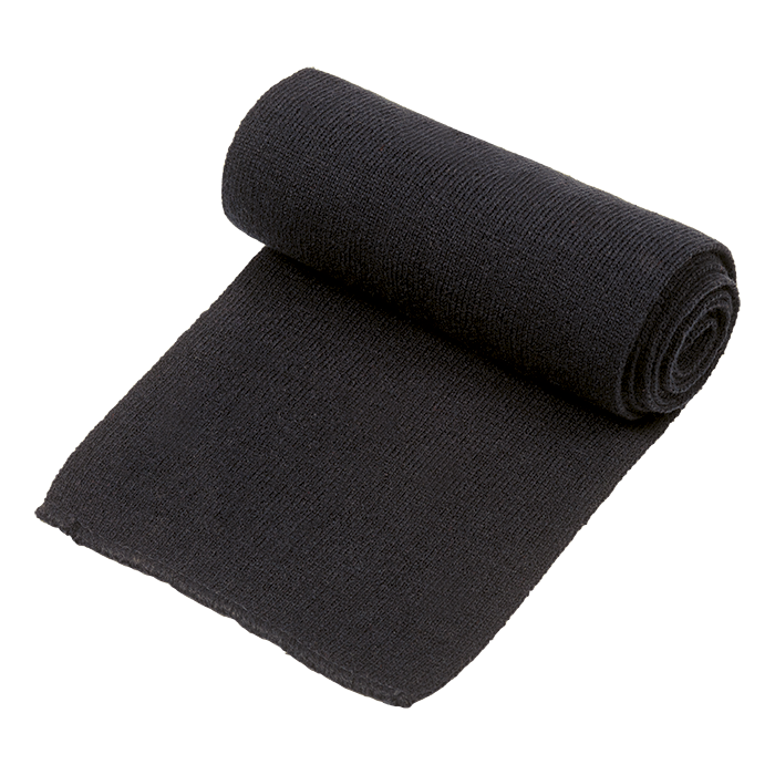 Ice Knitted Scarf - Black