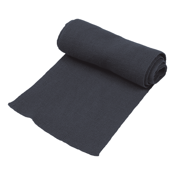Ice Knitted Scarf - Granite