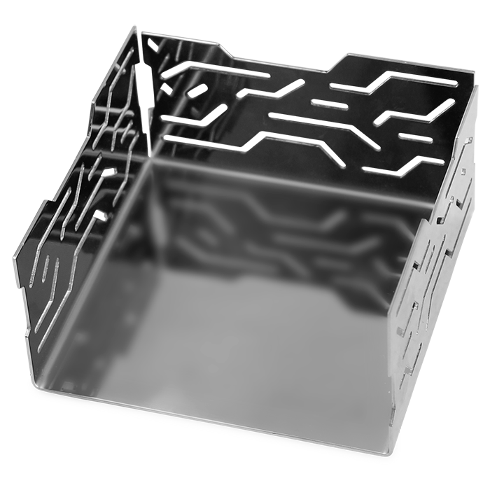 Carrol Boyes Note Box Holder Circuit - Silver